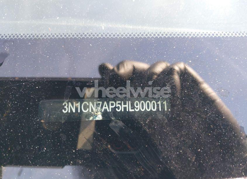 Photo 9 of 2017 Nissan Versa 1.6 S+ (VIN 3N1CN7AP5HL900011)