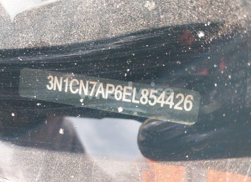 Photo 9 of 2014 Nissan Versa 1.6 SV (VIN 3N1CN7AP6EL854426)