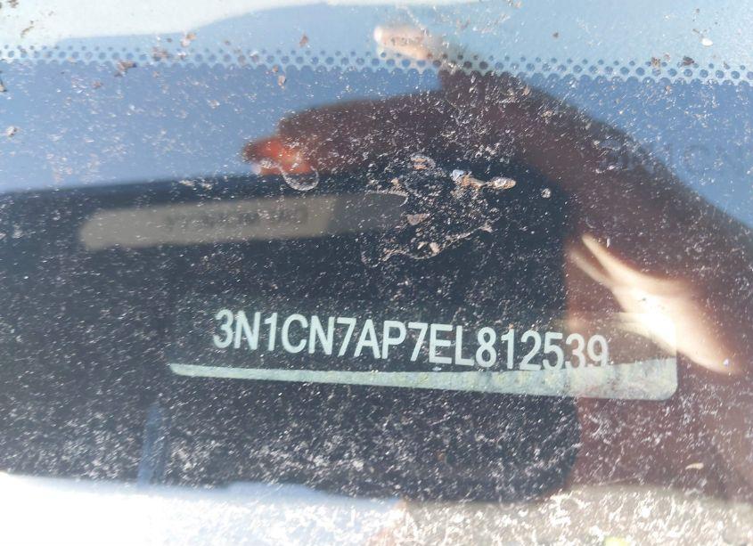 Photo 9 of 2014 Nissan Versa 1.6 SV (VIN 3N1CN7AP7EL812539)