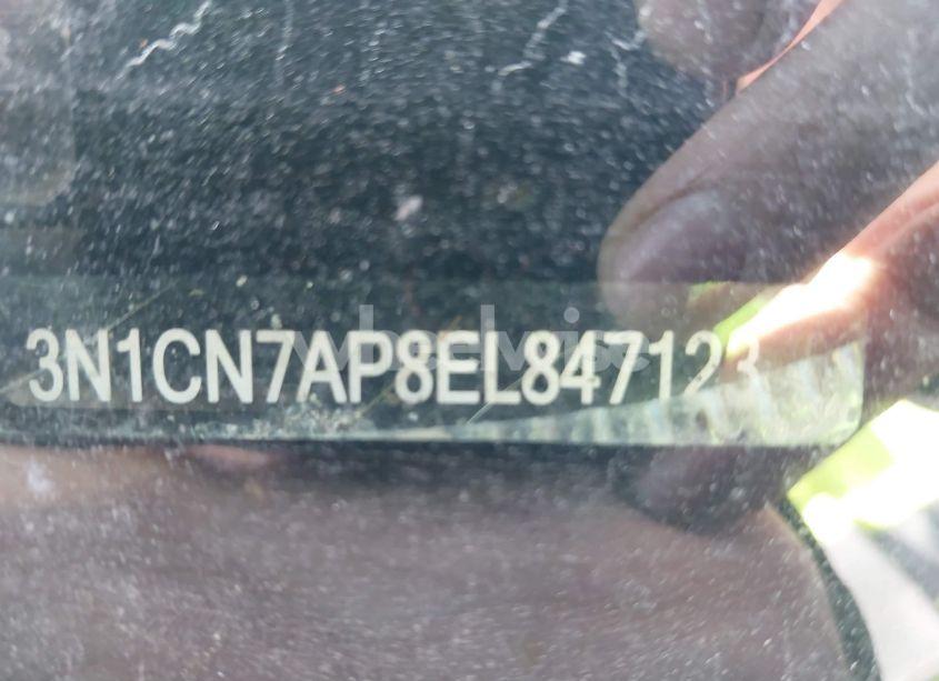 Photo 9 of 2014 Nissan Versa 1.6 S+ (VIN 3N1CN7AP8EL847123)