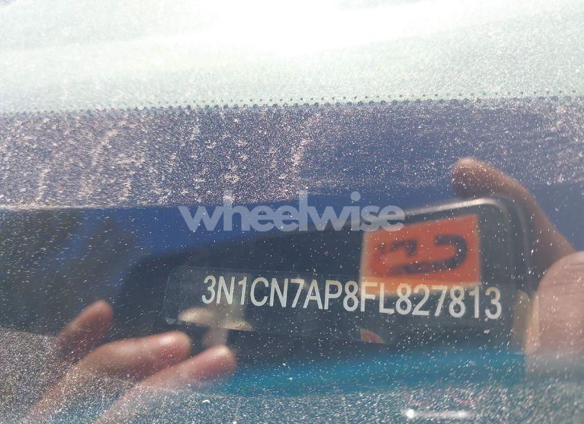 Photo 9 of 2015 Nissan Versa 1.6 SV (VIN 3N1CN7AP8FL827813)