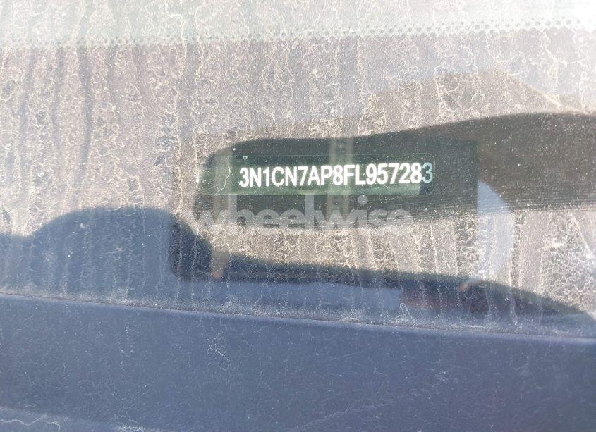 Photo 9 of 2015 Nissan Versa 1.6 S (VIN 3N1CN7AP8FL957283)