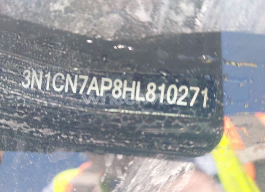 Photo 9 of 2017 Nissan Versa 1.6 SV (VIN 3N1CN7AP8HL810271)