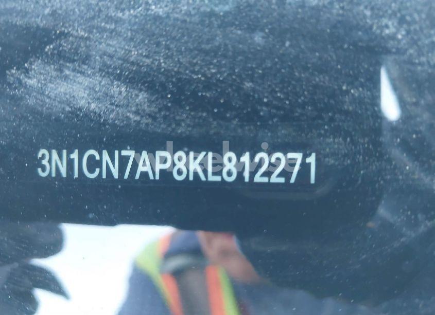 Photo 9 of 2019 Nissan Versa 1.6 S+ (VIN 3N1CN7AP8KL812271)