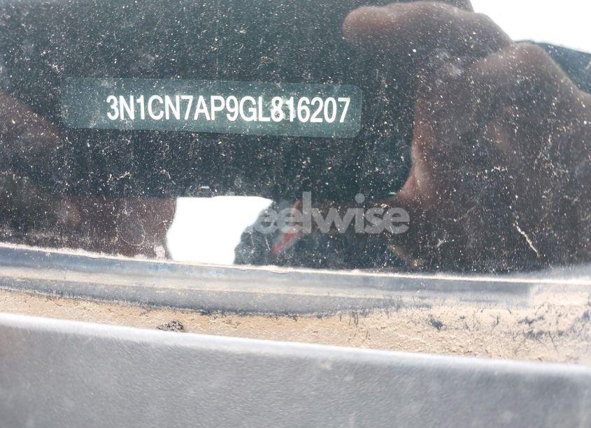 Photo 9 of 2016 Nissan Versa 1.6 S/1.6 S+/1.6 SL/1.6 SV (VIN 3N1CN7AP9GL816207)