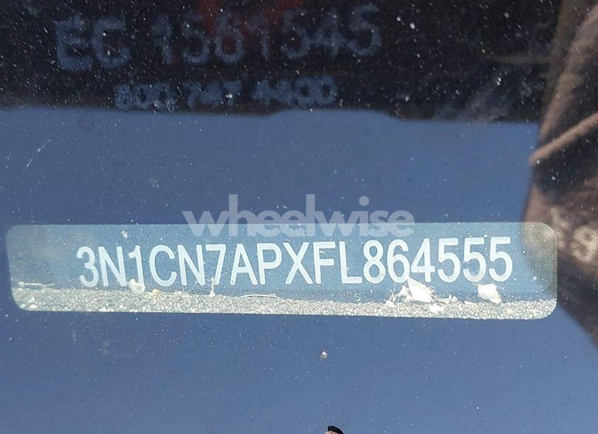 Photo 18 of 2015 Nissan Versa 1.6 SV (VIN 3N1CN7APXFL864555)