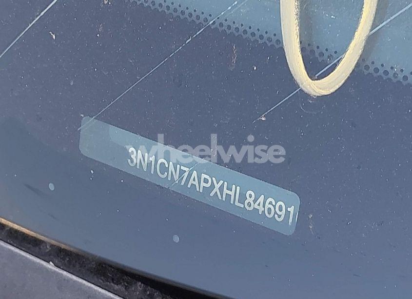 Photo 9 of 2017 Nissan Versa 1.6 SV (VIN 3N1CN7APXHL846916)