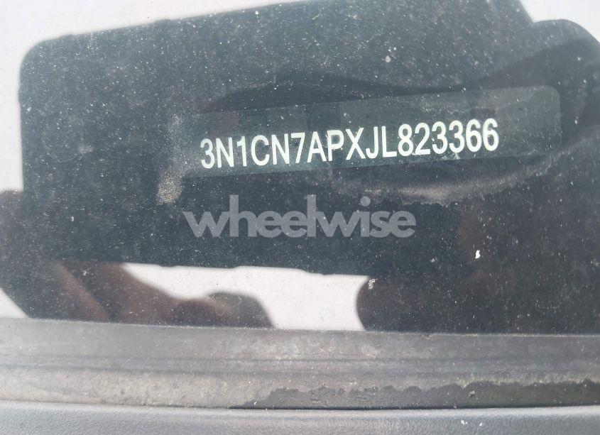 Photo 9 of 2018 Nissan Versa 1.6 SV (VIN 3N1CN7APXJL823366)