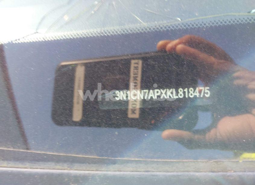 Photo 9 of 2019 Nissan Versa 1.6 S+ (VIN 3N1CN7APXKL818475)