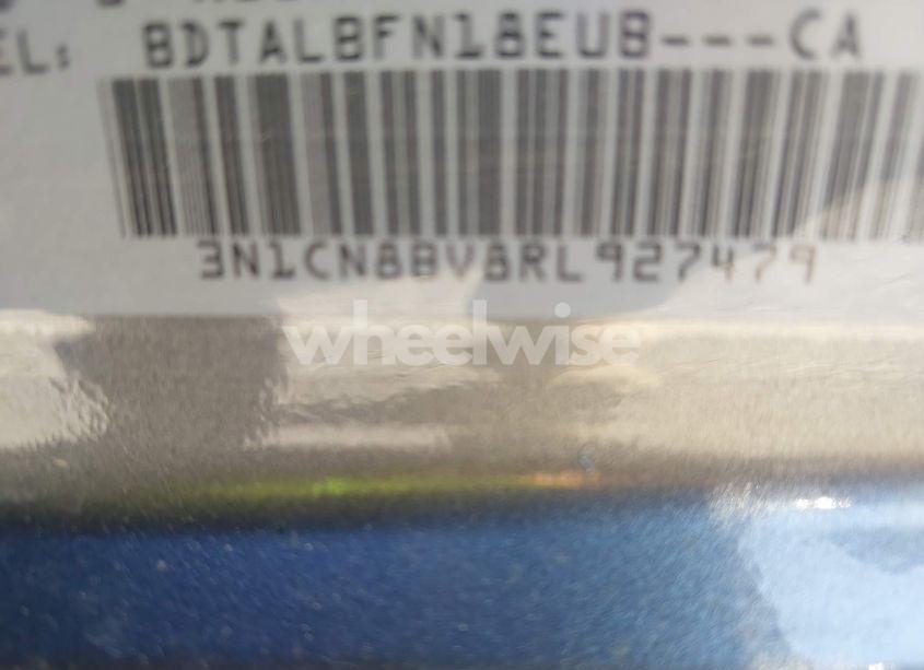 Photo 9 of 2024 Nissan Versa 1.6 S (VIN 3N1CN8BV8RL927479)