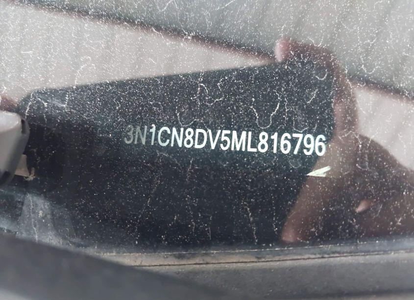 Photo 9 of 2021 Nissan Versa S XTRONIC CVT (VIN 3N1CN8DV5ML816796)