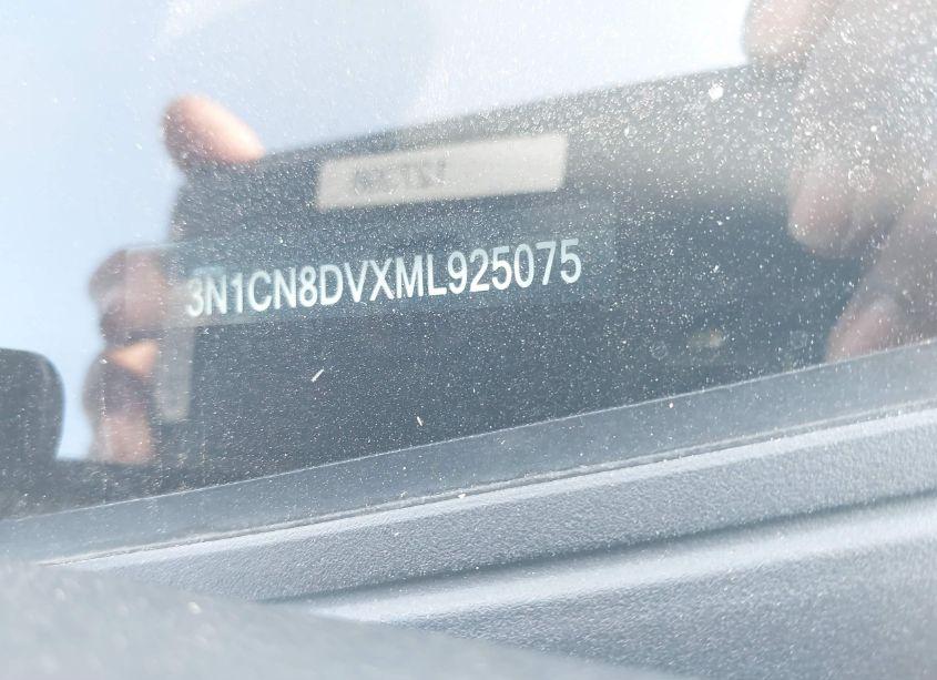 Photo 9 of 2021 Nissan Versa S XTRONIC CVT (VIN 3N1CN8DVXML925075)