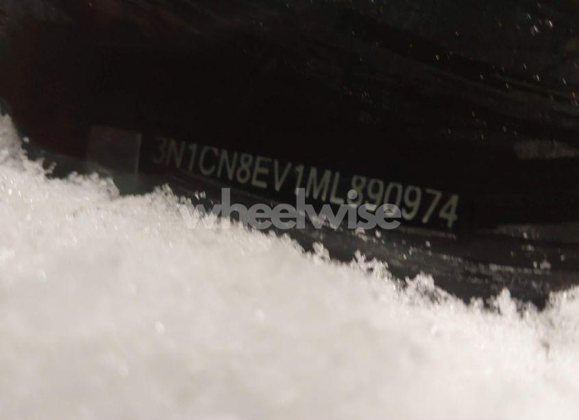 Photo 9 of 2021 Nissan Versa SV XTRONIC CVT (VIN 3N1CN8EV1ML890974)