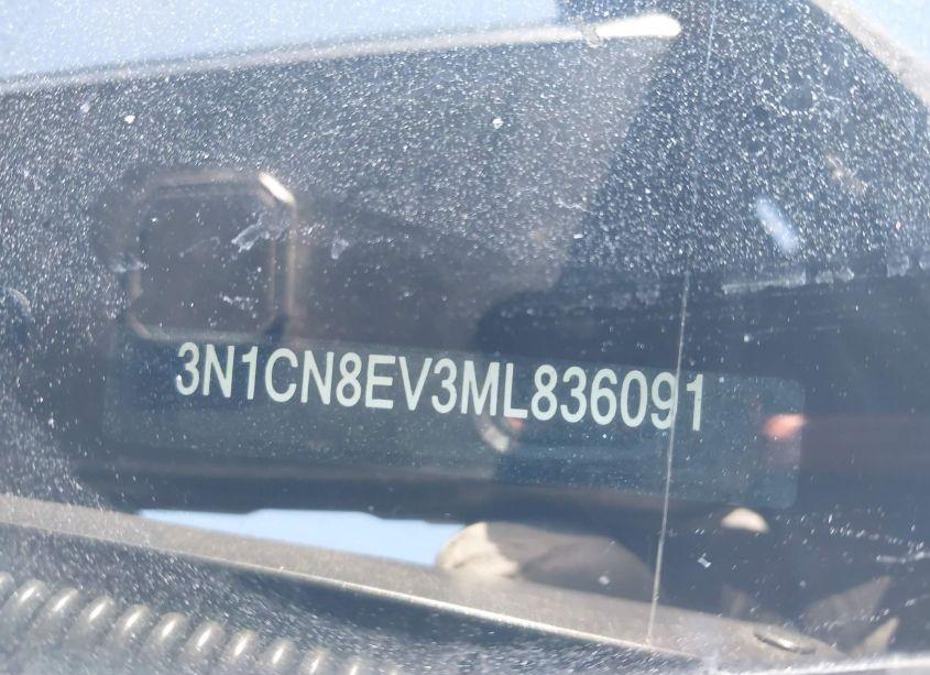 Photo 9 of 2021 Nissan Versa SV XTRONIC CVT (VIN 3N1CN8EV3ML836091)