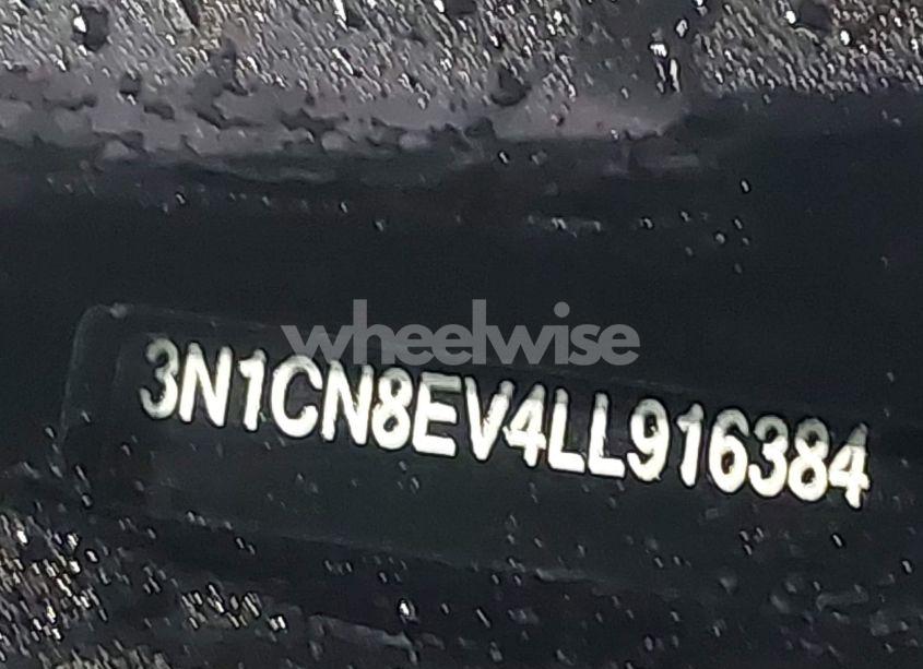 Photo 9 of 2020 Nissan Versa SV XTRONIC CVT (VIN 3N1CN8EV4LL916384)