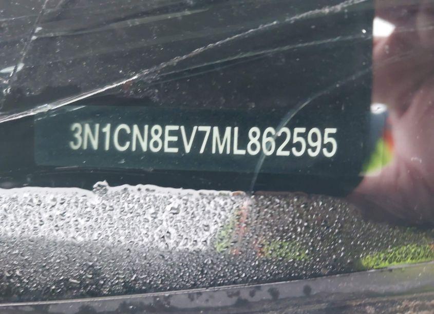 Photo 9 of 2021 Nissan Versa SV XTRONIC CVT (VIN 3N1CN8EV7ML862595)