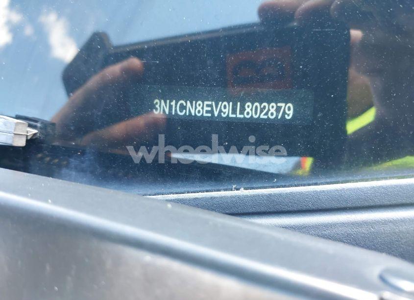 Photo 9 of 2020 Nissan Versa SV XTRONIC CVT (VIN 3N1CN8EV9LL802879)