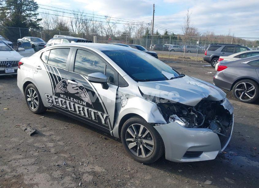 2021 Nissan Versa SV XTRONIC CVT (VIN 3N1CN8EVXML837853) main photo