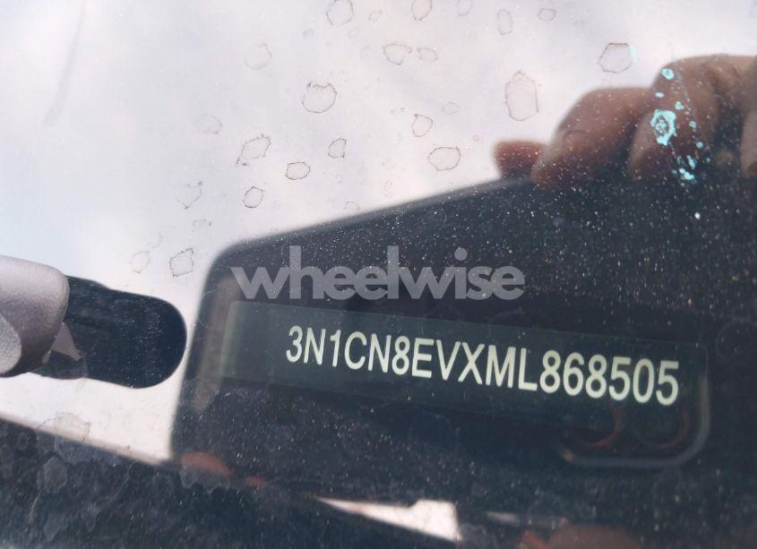 Photo 9 of 2021 Nissan Versa SV XTRONIC CVT (VIN 3N1CN8EVXML868505)