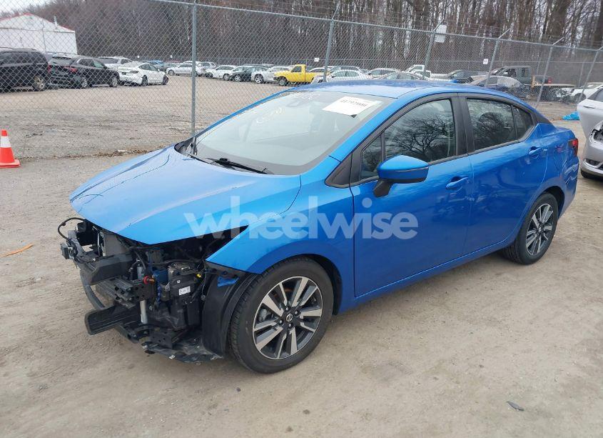 Photo 2 of 2021 Nissan Versa SV XTRONIC CVT (VIN 3N1CN8EVXML891735)