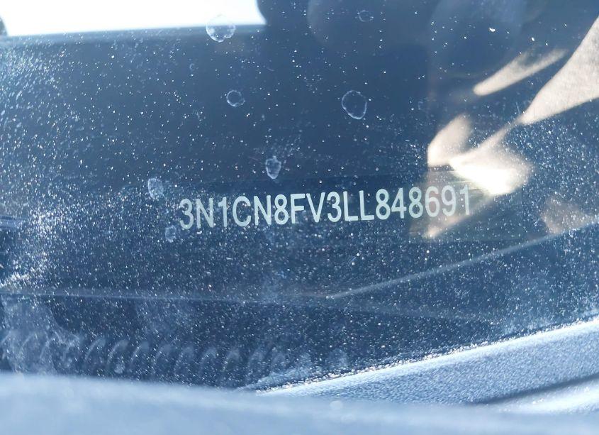 Photo 9 of 2020 Nissan Versa SR XTRONIC CVT (VIN 3N1CN8FV3LL848691)