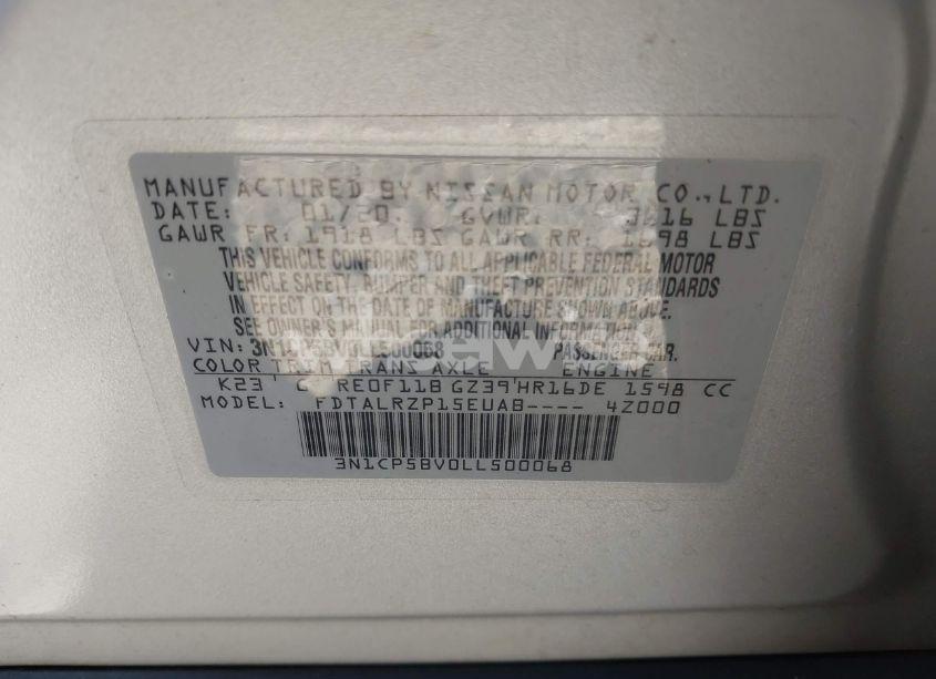 Photo 9 of 2020 Nissan Kicks S XTRONIC CVT (VIN 3N1CP5BV0LL500068)