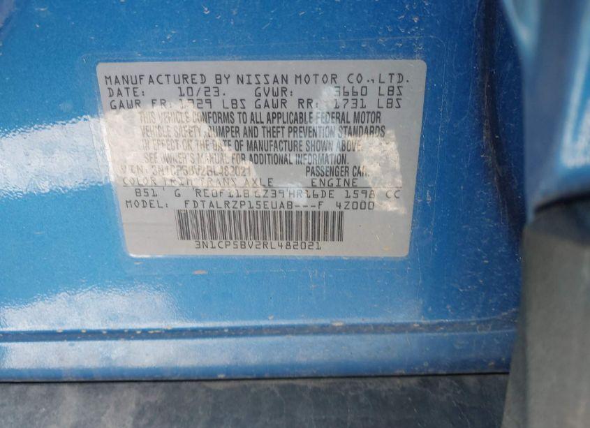 Photo 9 of 2024 Nissan Kicks S XTRONIC CVT (VIN 3N1CP5BV2RL482021)