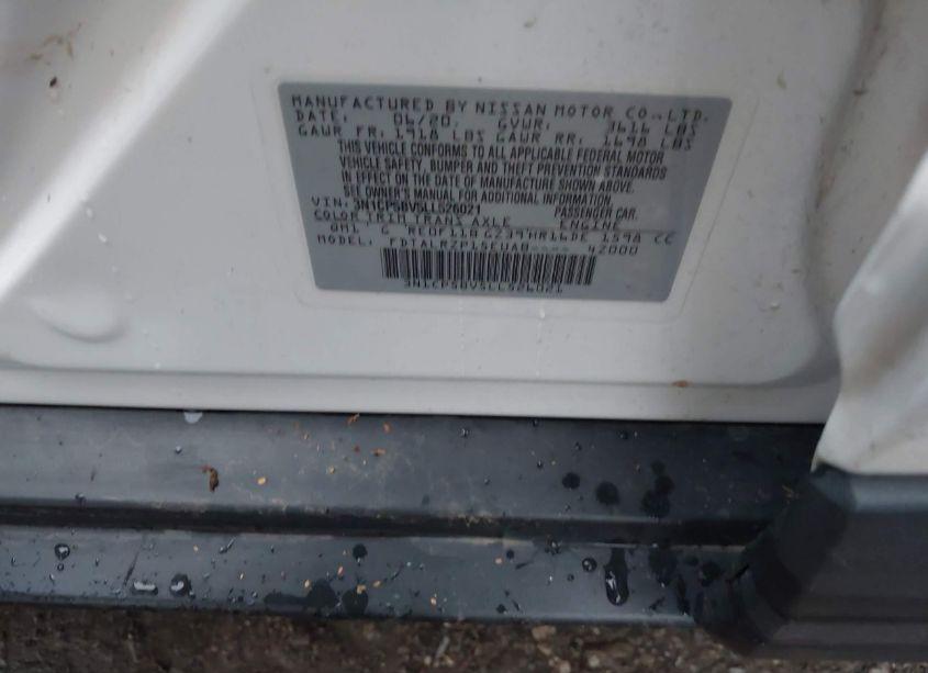 Photo 9 of 2020 Nissan Kicks S XTRONIC CVT (VIN 3N1CP5BV5LL526021)