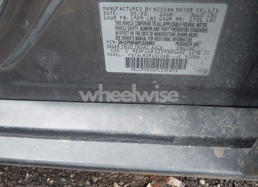 Photo 9 of 2023 Nissan Kicks S XTRONIC CVT (VIN 3N1CP5BV6PL534893)