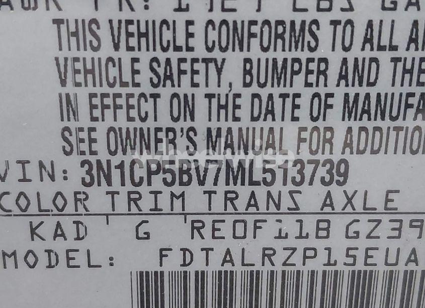 Photo 9 of 2021 Nissan Kicks S XTRONIC CVT (VIN 3N1CP5BV7ML513739)