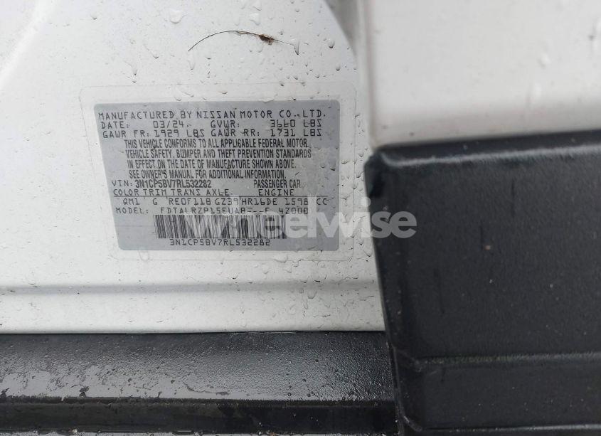 Photo 9 of 2024 Nissan Kicks S XTRONIC CVT (VIN 3N1CP5BV7RL532282)