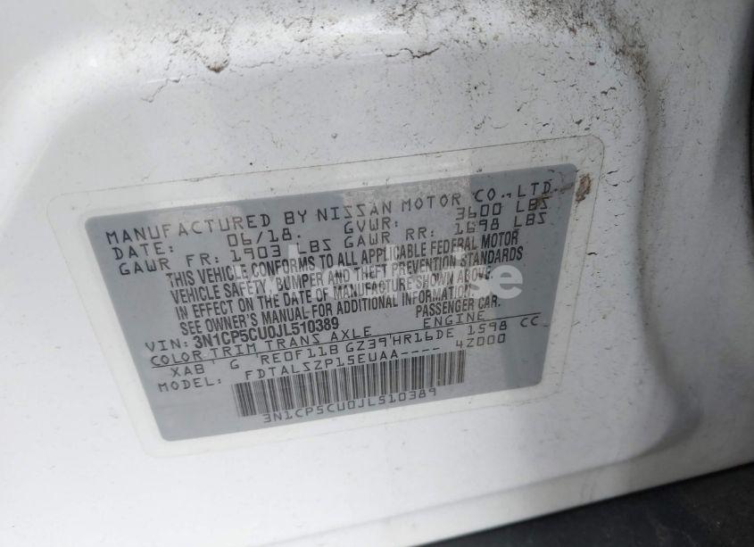 Photo 9 of 2018 Nissan Kicks SV (VIN 3N1CP5CU0JL510389)