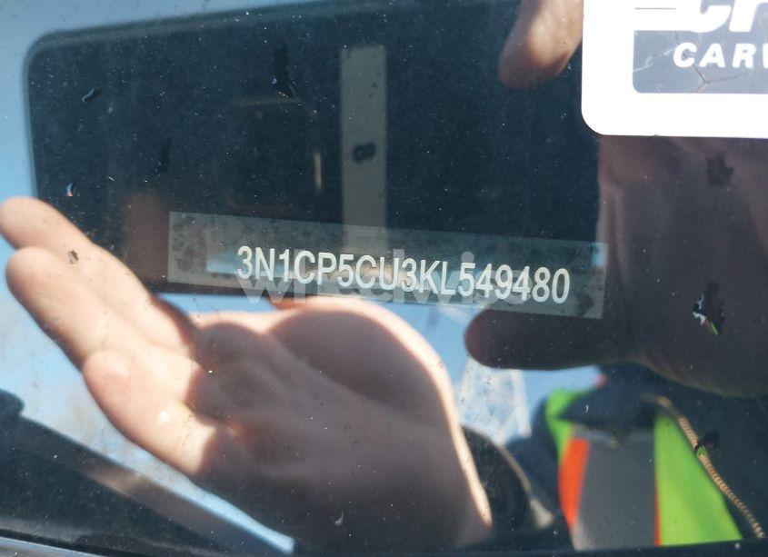 Photo 9 of 2019 Nissan Kicks SV (VIN 3N1CP5CU3KL549480)