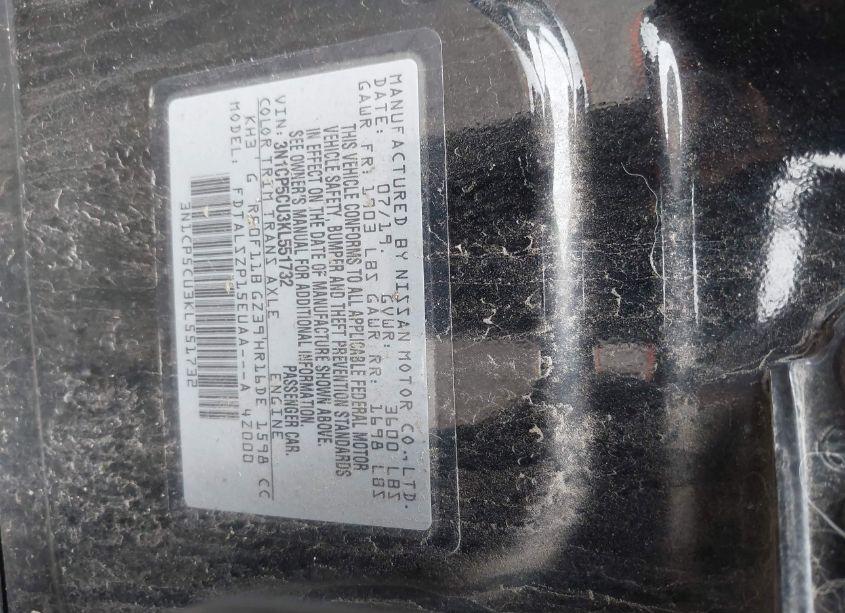 Photo 9 of 2019 Nissan Kicks SV (VIN 3N1CP5CU3KL551732)