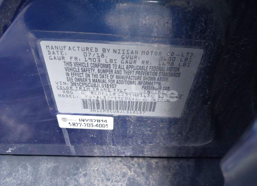 Photo 9 of 2018 Nissan Kicks SV (VIN 3N1CP5CU8JL518157)