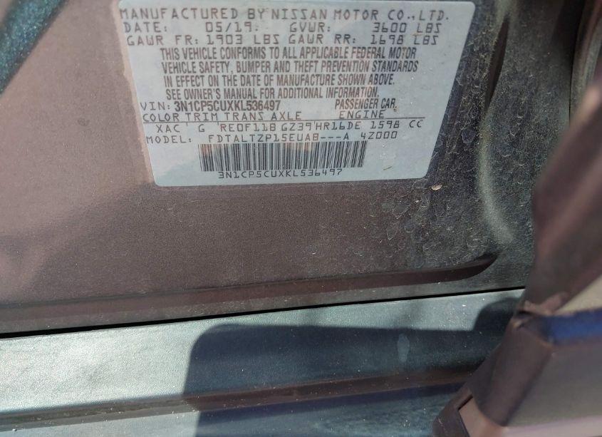 Photo 9 of 2019 Nissan Kicks SR (VIN 3N1CP5CUXKL536497)