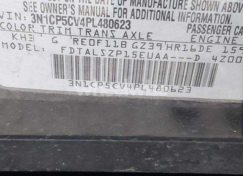 Photo 9 of 2023 Nissan Kicks SV XTRONIC CVT (VIN 3N1CP5CV4PL480623)