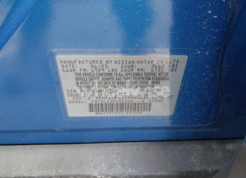 Photo 9 of 2023 Nissan Kicks SV XTRONIC CVT (VIN 3N1CP5CV4PL553358)