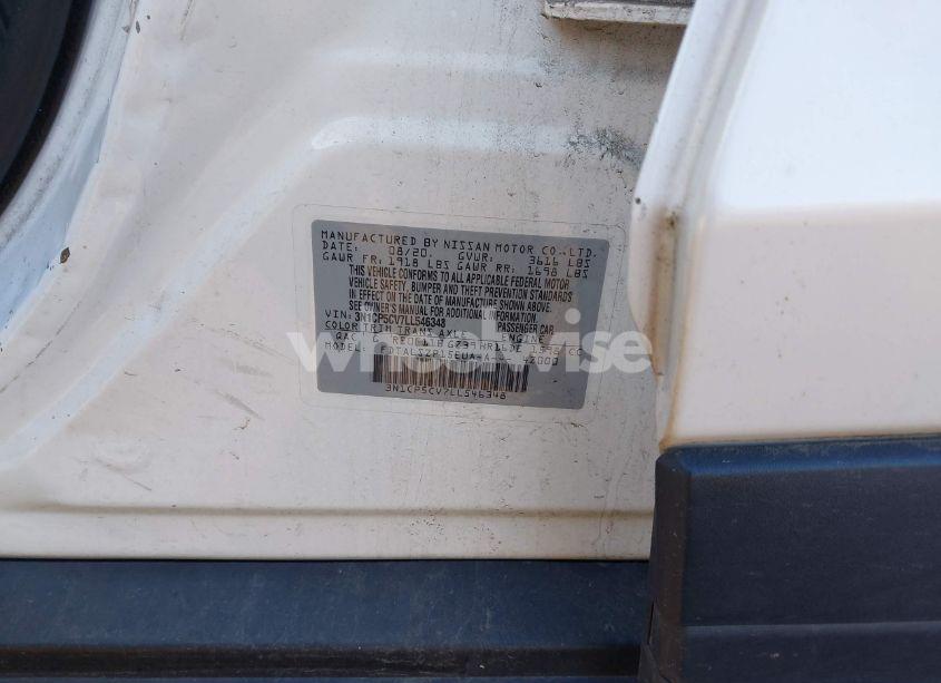 Photo 9 of 2020 Nissan Kicks SV XTRONIC CVT (VIN 3N1CP5CV7LL546348)