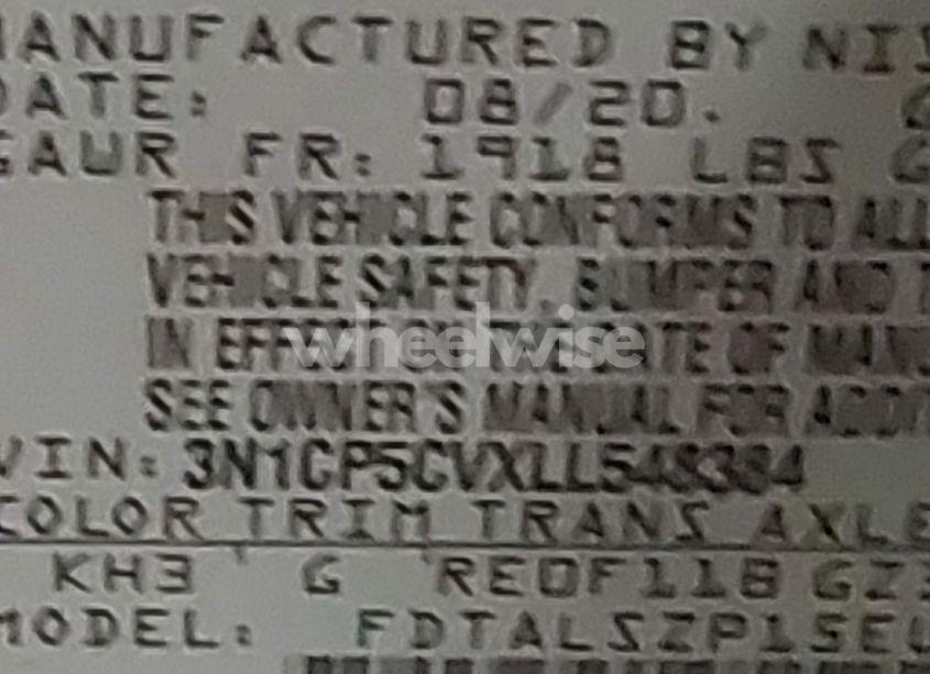 Photo 9 of 2020 Nissan Kicks SV XTRONIC CVT (VIN 3N1CP5CVXLL548384)