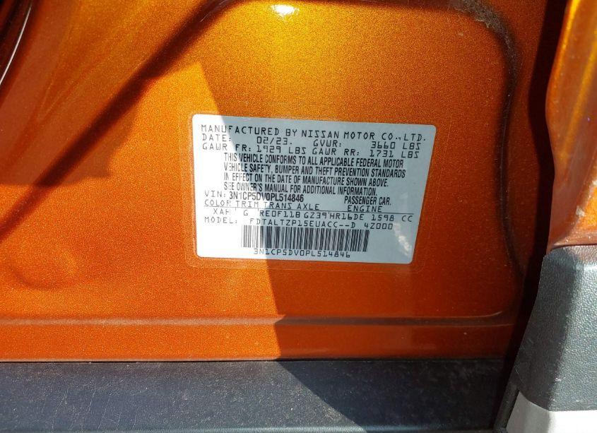 Photo 9 of 2023 Nissan Kicks SR XTRONIC CVT (VIN 3N1CP5DV0PL514846)