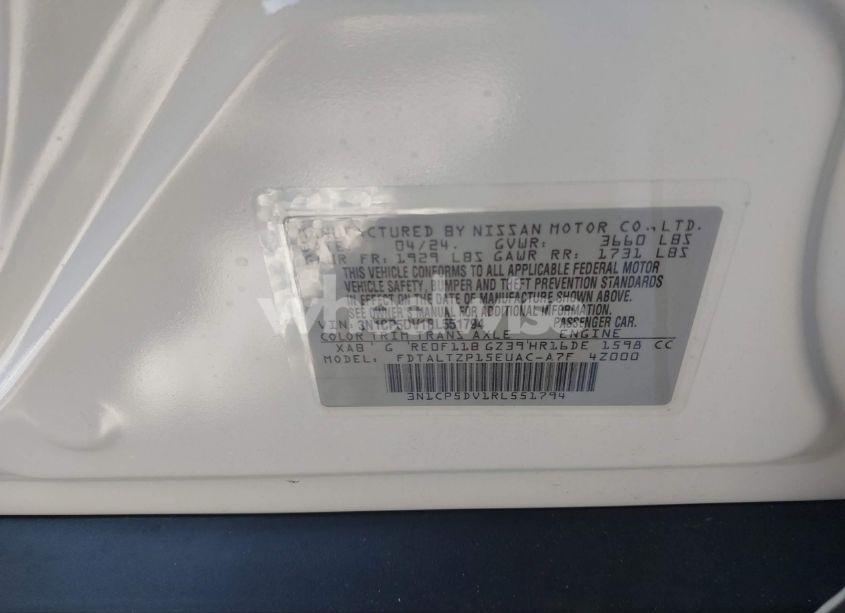 Photo 9 of 2024 Nissan Kicks SR XTRONIC CVT (VIN 3N1CP5DV1RL551794)