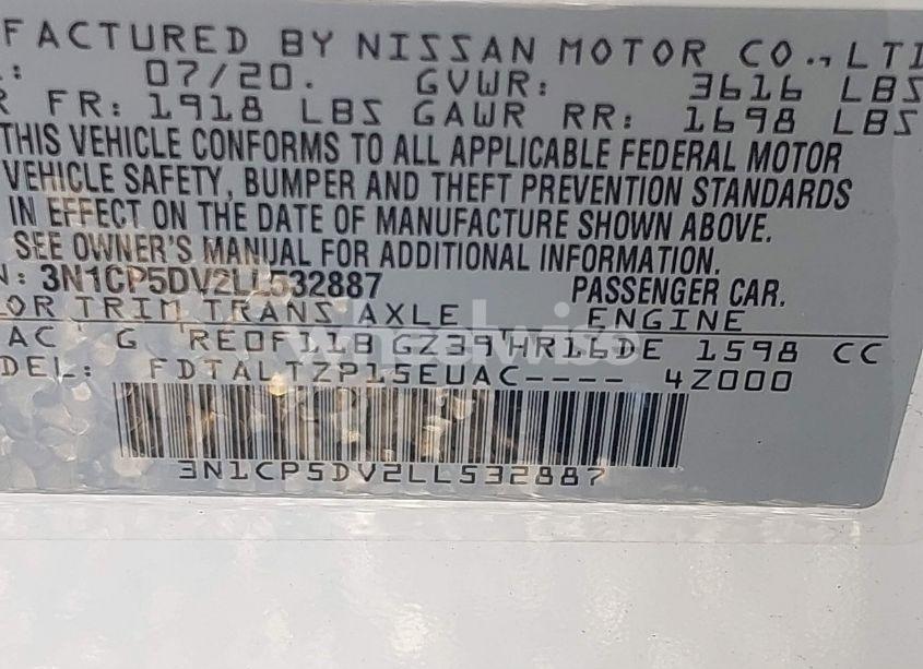 Photo 9 of 2020 Nissan Kicks SR XTRONIC CVT (VIN 3N1CP5DV2LL532887)