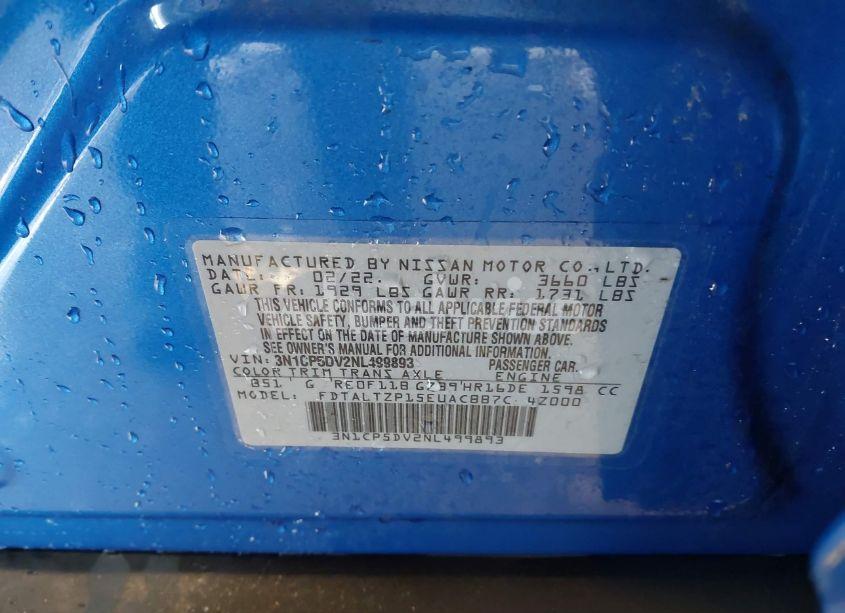 Photo 9 of 2022 Nissan Kicks SR XTRONIC CVT (VIN 3N1CP5DV2NL499893)