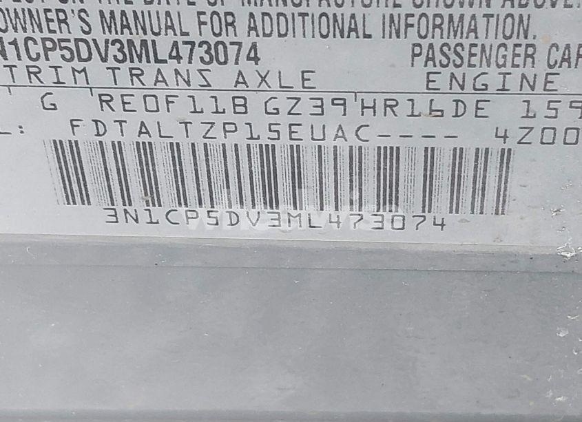 Photo 9 of 2021 Nissan Kicks SR XTRONIC CVT (VIN 3N1CP5DV3ML473074)