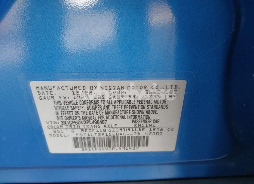 Photo 9 of 2023 Nissan Kicks (VIN 3N1CP5DV3PL496407)