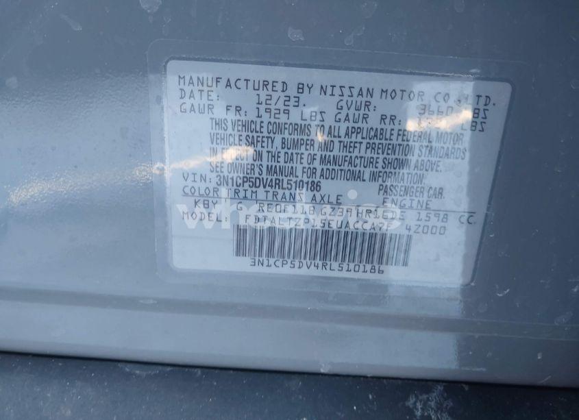 Photo 9 of 2024 Nissan Kicks SR XTRONIC CVT (VIN 3N1CP5DV4RL510186)