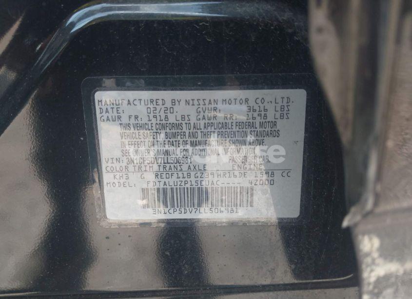 Photo 9 of 2020 Nissan Kicks SR XTRONIC CVT (VIN 3N1CP5DV7LL506981)