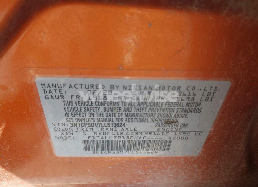 Photo 9 of 2020 Nissan Kicks SR XTRONIC CVT (VIN 3N1CP5DV7LL513624)