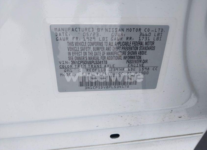 Photo 9 of 2023 Nissan Kicks SR XTRONIC CVT (VIN 3N1CP5DV8PL534178)